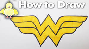 Download wonder woman logo vector in svg format. Drawing How To Draw The Wonder Woman Logo Step By Step Easy Youtube