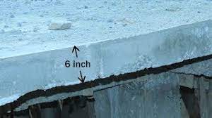 minimum thickness of slab thickness