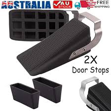2pcs thick rubber wedge door stoppers
