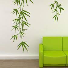 Bamboo Leaves Removable Vinyl Wall