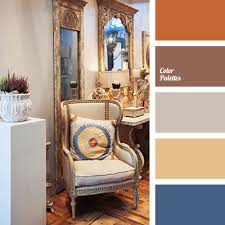 dark blue and brown color palette ideas