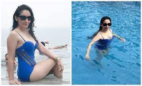 Sanjay Dutt's wife Manyata Dutt flaunts her sexy side with these hot  swimsuit photos - IBTimes India