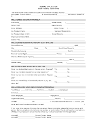 Tenant Application Form Template Get Instant Risk Free Access To