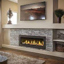 Linear Fireplace Fireplace Remodel