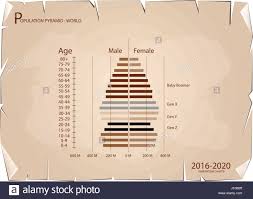 Population And Demography Population Pyramids Chart Or Age