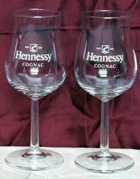 brandy cognac glasses hennessy vintage
