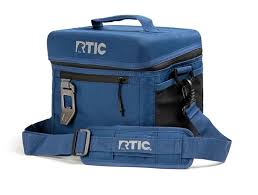rtic 8 can dark blue cooler new model