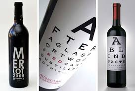 Eye Chart Wines Nice Package Wine Bottle Design Wine