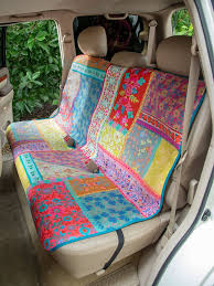 Back Car Seat Cover Patchwork Car