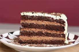 Chocolate Genoise Mousse Cake gambar png