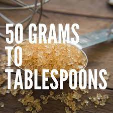50 grams to tablespoons baking like a