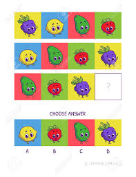 Riddles in urdu for genius | most difficult riddles with answers in urdu. Cute Blackberry Lemon Avocado Strawberry Logic Game For Children Preschool Worksheet Activity For Kids Task For The Development Of Logical Thinking And Mind Funny Cartoon Fruits And Vegetables Royalty Free Cliparts Vectors