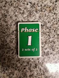 There are 2 identical reference cards (each listing the 10 phases), and 24 x 4 numbered cards of red, blue each player has to complete all 10 phases of the game and if they fail to complete a certain phase in a hand, he/she must try again in the next hand. Phase 10 Masters Edition Replacement Parts Card Phase Cards Deck New 1880248636