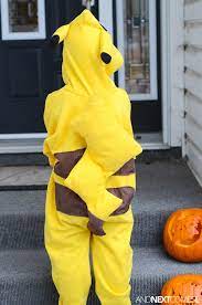 Pikachu might not be about catching 'em all, but he sure is the most iconic character from the game. Homemade Pikachu Costume And Next Comes L Hyperlexia Resources