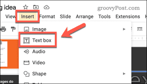 how to outline text in google slides