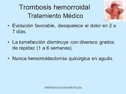 La trombosis hemorroidal es una complicación de las hemorroides simples, lo que provoca un cuadro agudo de intenso dolor. Emergencias Anorectales Ppt Descargar
