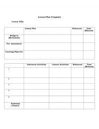 029 Lesson Plan Template Elementary Free Ideas Formal Best