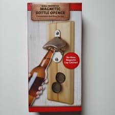 Wall Mounted Magnetic Bottle Opener And