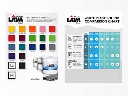 Lava Ink Swatch And Comparison Chart By Ryan Cole On Dribbble