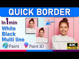 How To Add Borders To Photos Ms Paint