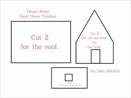 8 Gingerbread House Templates