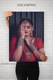 indian bride makeup aesthetic potrait
