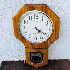 Vintage Regulator Ingraham Wall Clock