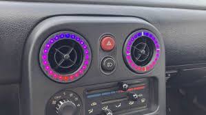 led air vent gauges are a tasteful mod