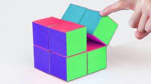 paper infinity cube fidget toy