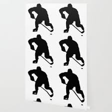 nhl wallpaper to match any home s decor