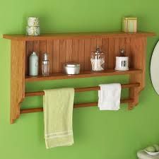 Wall Shelf And Towel Rack Woodworking