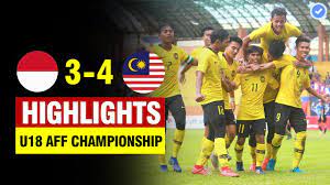 Sau những tình huống tấn công liên tục của hai bên, sự khác biệt đã được malaysia tạo ra. Indonesia 3 4 Malaysia Aff U18 Championship 2019 All Goals Highlights 17 8 2019 Hd Youtube