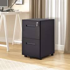 The file drawer with adjustable hanging bar can hang a4 size, letter size or legal size hanging file folders to keep your document organized. Mobile File Cabinet Stockpile 2 Drawers With Lock File Cabinet Modern Commercial Vertical Cabinet Fully Assembled