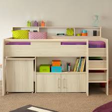 The mid and high sleepers. Parisot Kurt Midsleeper Cabin Bed With Desk And Storage Kids Avenue Cuckooland