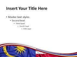 Malaysia Flag Powerpoint Template Presentationgo Com