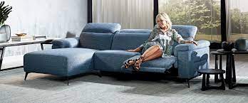 davoli fabric sofa modern recliner