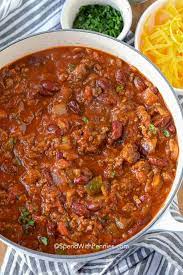 The Best Chili With Beans Recipe gambar png