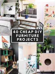 40 Diy Furniture Ideas That