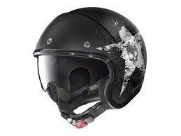 Nolan N21 Star Skull 70 Flat Black Helmet Jet