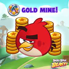 Go for the gold! 💛 💛 💛 Rent a pickaxe... - Angry Birds Blast