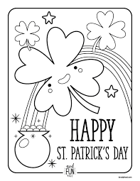 Patrick star coloring pages printable february 11 2020 by coloring spongebob squarepants cartoon tells about the daily life of a character named spongebob under the sea. Free Printable Coloring Pages St Patrick S Day Crate Kids Blog