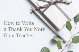 thank you notes for daycare teachers