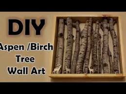 Diy Birch Tree Wall Art Aspen Tree