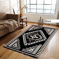 cotton rectangular indian floor carpet