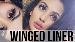 winged eyeliner talk thru tutorial