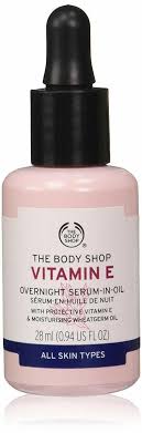 the body vitamin e overnight serum in oil