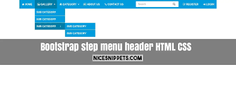 design with header using html css