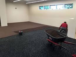 indoor poured rubber playground surface
