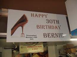 personalised party banner in dublin