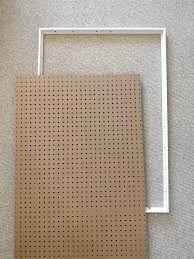 diy pegboard for craft room with